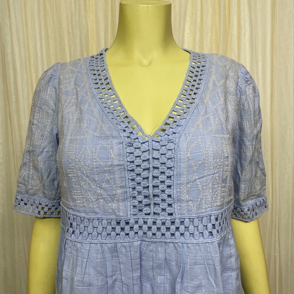 NWT Knox Rose Blue Midi Dress - Picture 6 of 8